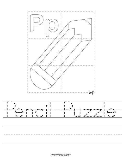 Pencil Puzzle Worksheet