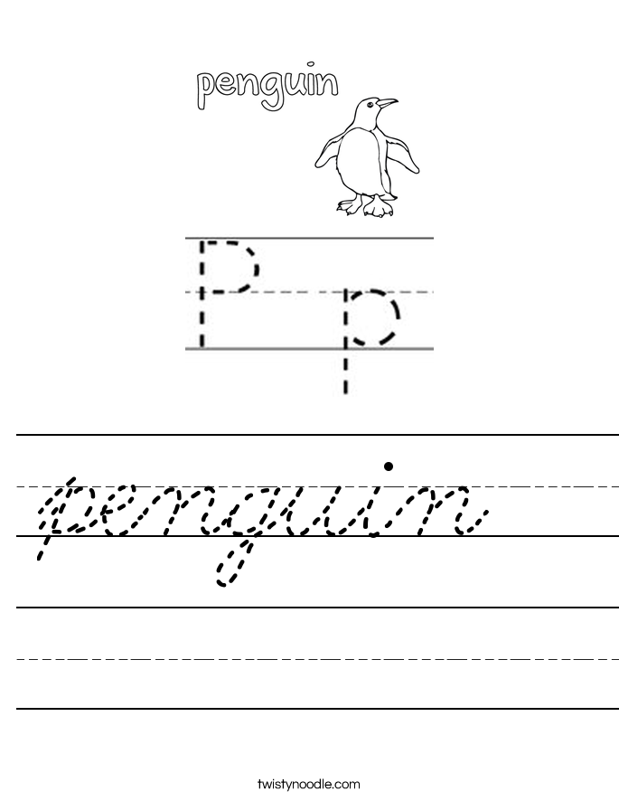 penguin Worksheet