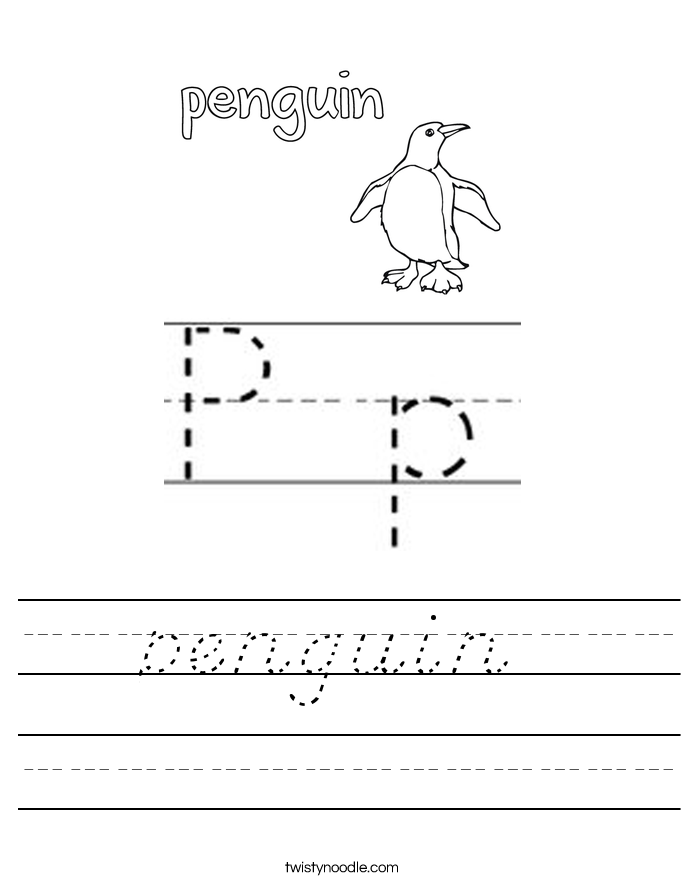 penguin Worksheet