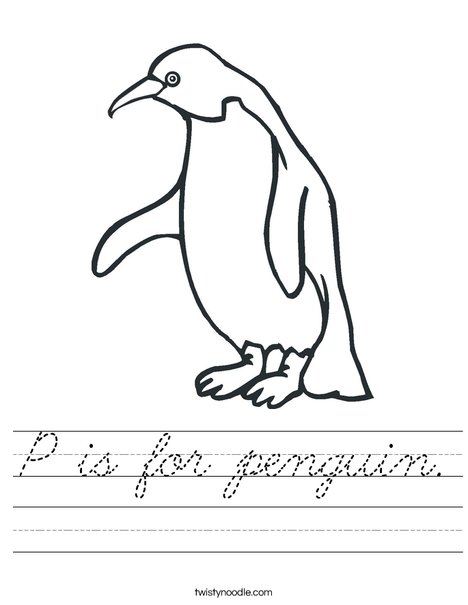 Penguin Worksheet