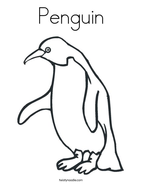 coloring pages of penguins