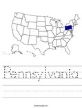 Pennsylvania Worksheet