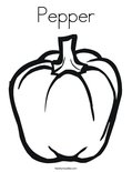 PepperColoring Page