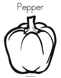 Pepper Coloring Page