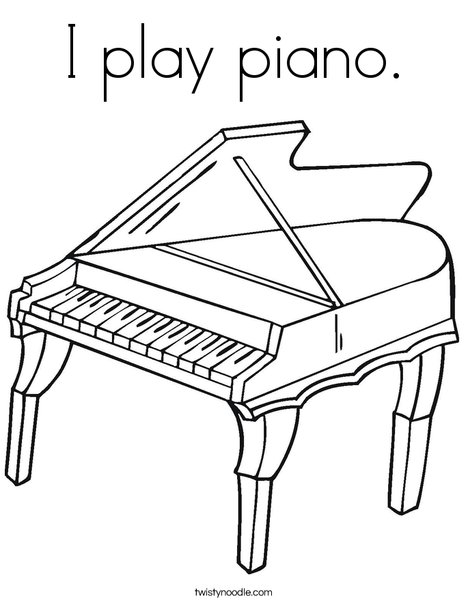 I play clearance the piano