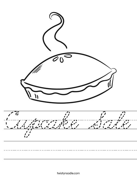 Pie Worksheet