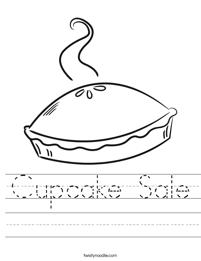 Cupcake Sale Worksheet
