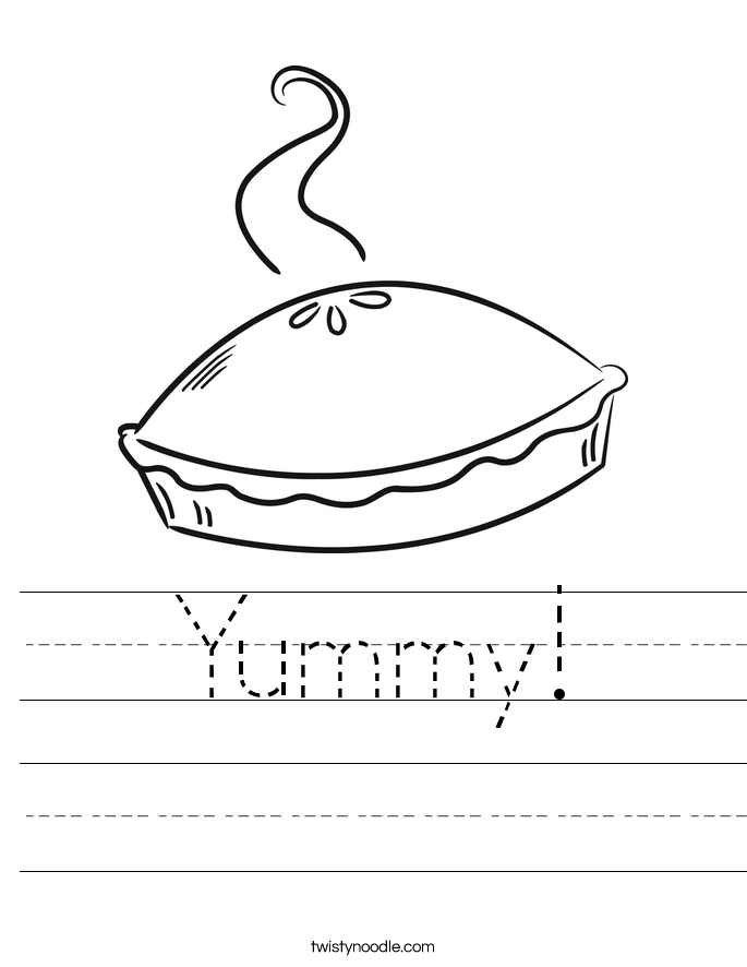 Yummy! Worksheet