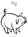 PigColoring Page