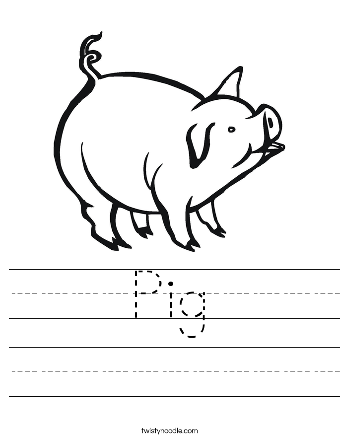 Pig Worksheet