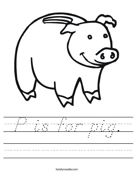 Piggy Bank Worksheet