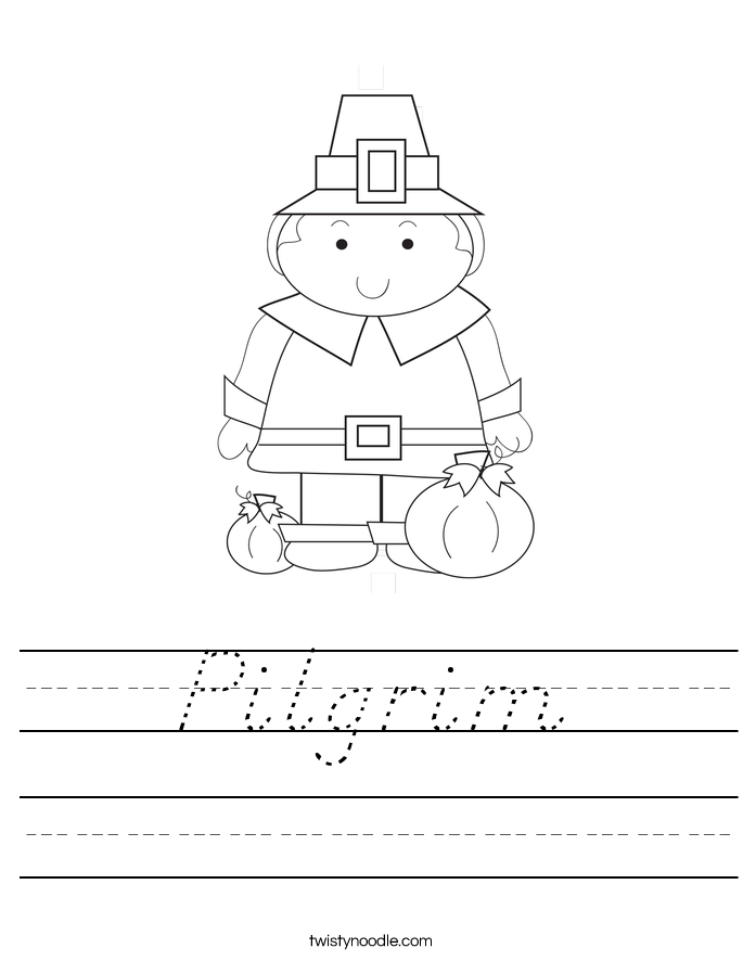 Pilgrim Worksheet