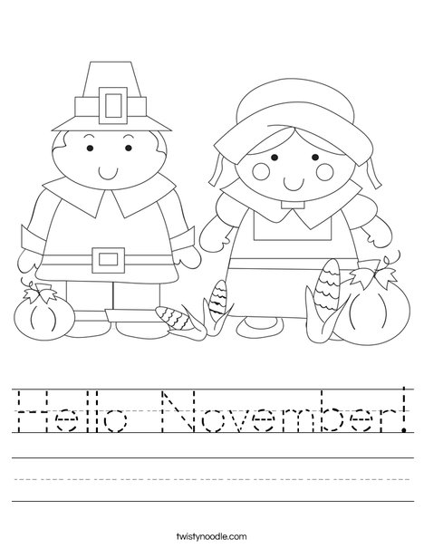 worksheets handwriting d'nealian Hello Worksheet Twisty November Noodle worksheets handwriting d'nealian Hello Worksheet Twisty November Noodle