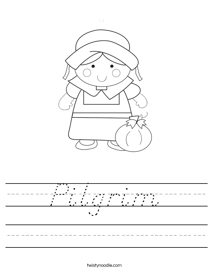 Pilgrim Worksheet