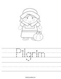 Pilgrim Worksheet