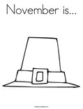 November is...Coloring Page