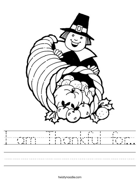 Pilgrim Worksheet
