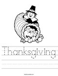 Thanksgiving Worksheet