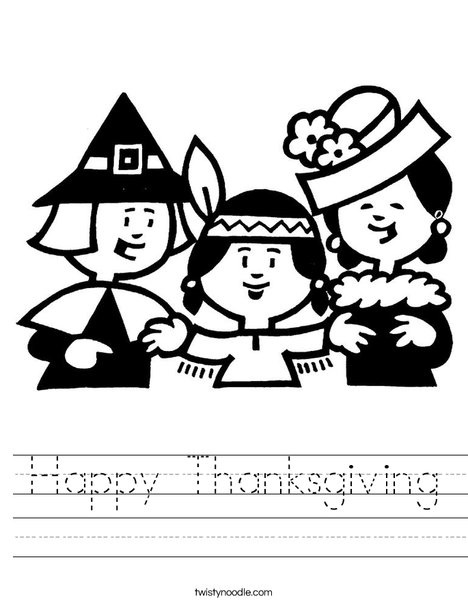 Pilgrims Worksheet