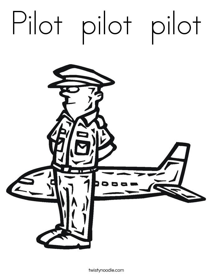 Pilot  pilot  pilot Coloring Page