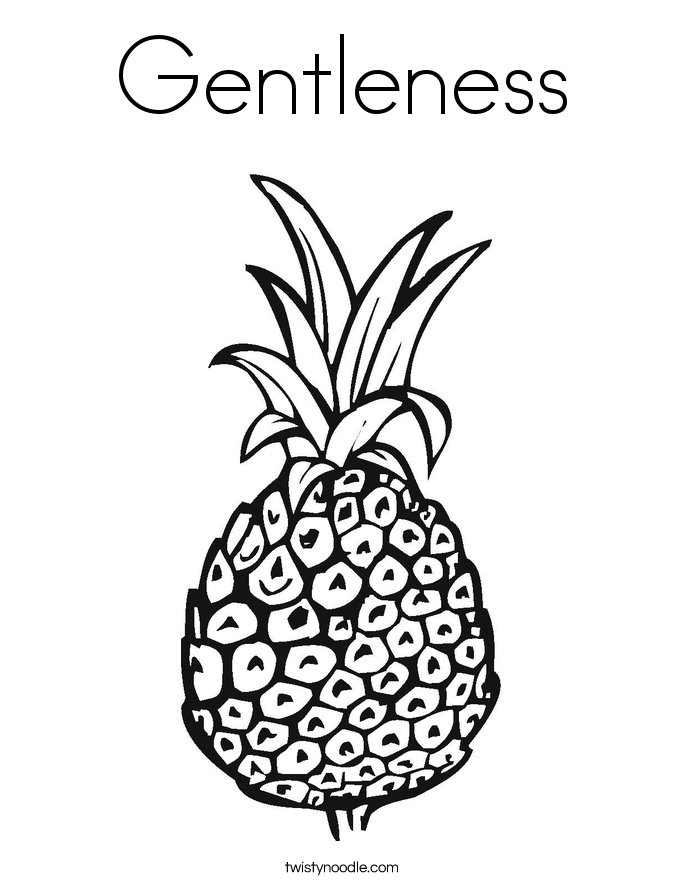 Gentleness Coloring Page