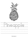 Pineapple Worksheet