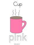  Cup Coloring Page