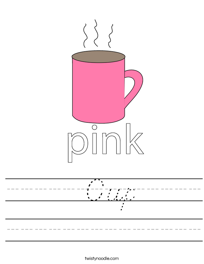 Cup Worksheet