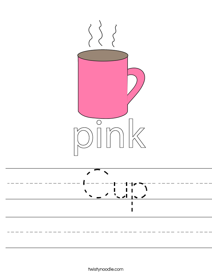  Cup Worksheet