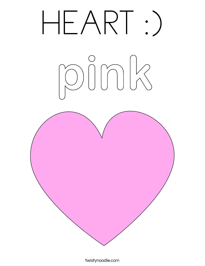 HEART :) Coloring Page