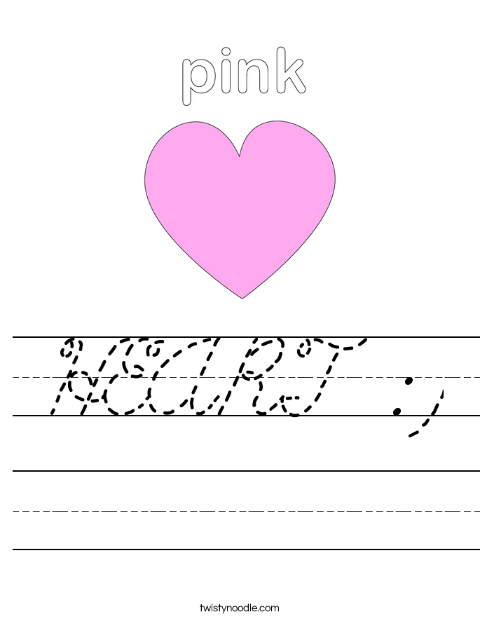 HEART :) Worksheet