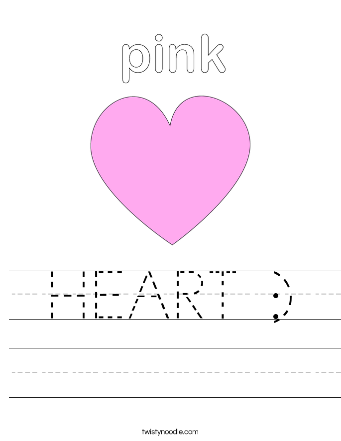 HEART :) Worksheet