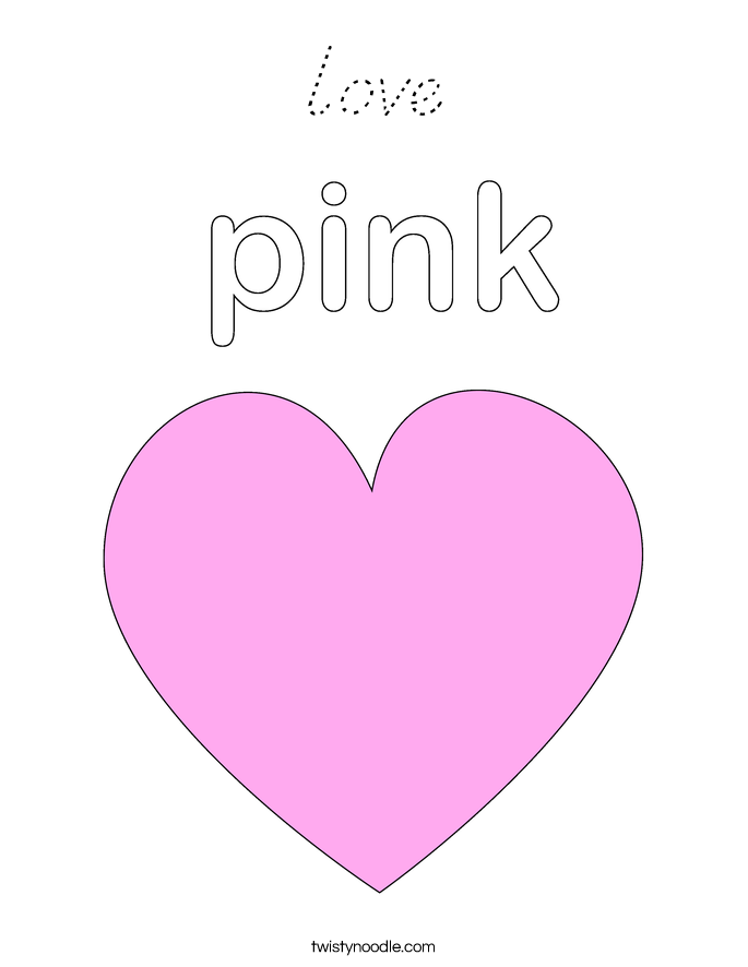 love Coloring Page