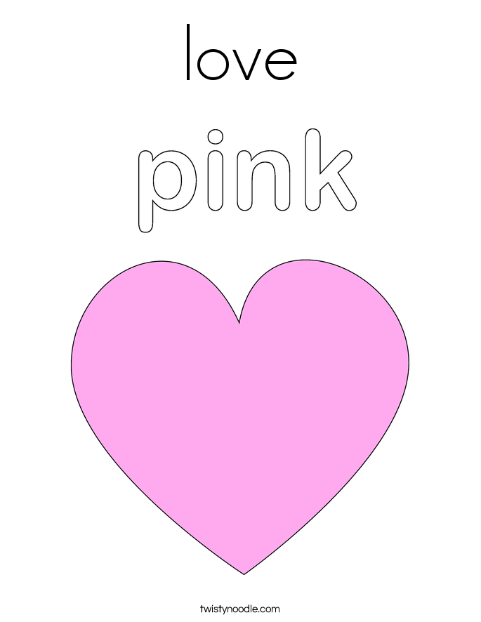 love Coloring Page