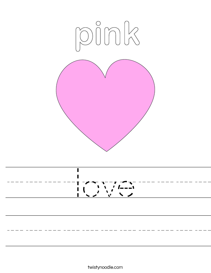 love Worksheet