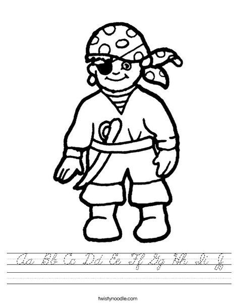 Pirate Worksheet