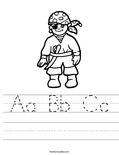 Aa Bb Cc Worksheet