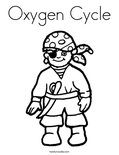 Oxygen Cycle Coloring Page