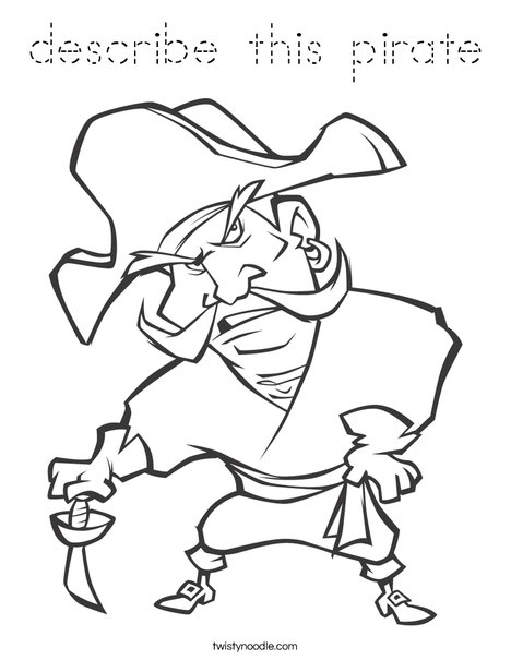 Pirate1 Coloring Page