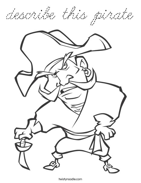 Pirate1 Coloring Page
