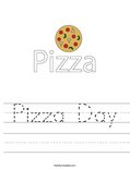 Pizza Day Worksheet