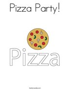 Pizza Coloring Pages Twisty Noodle