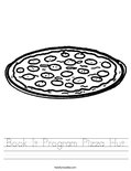 Book It Program Pizza Hut Worksheet