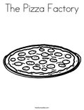 The Pizza FactoryColoring Page