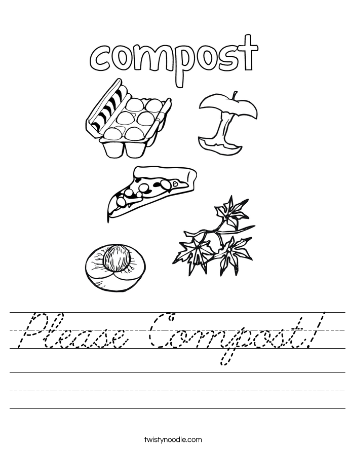 Please Compost! Worksheet