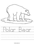 Polar Bear Worksheet