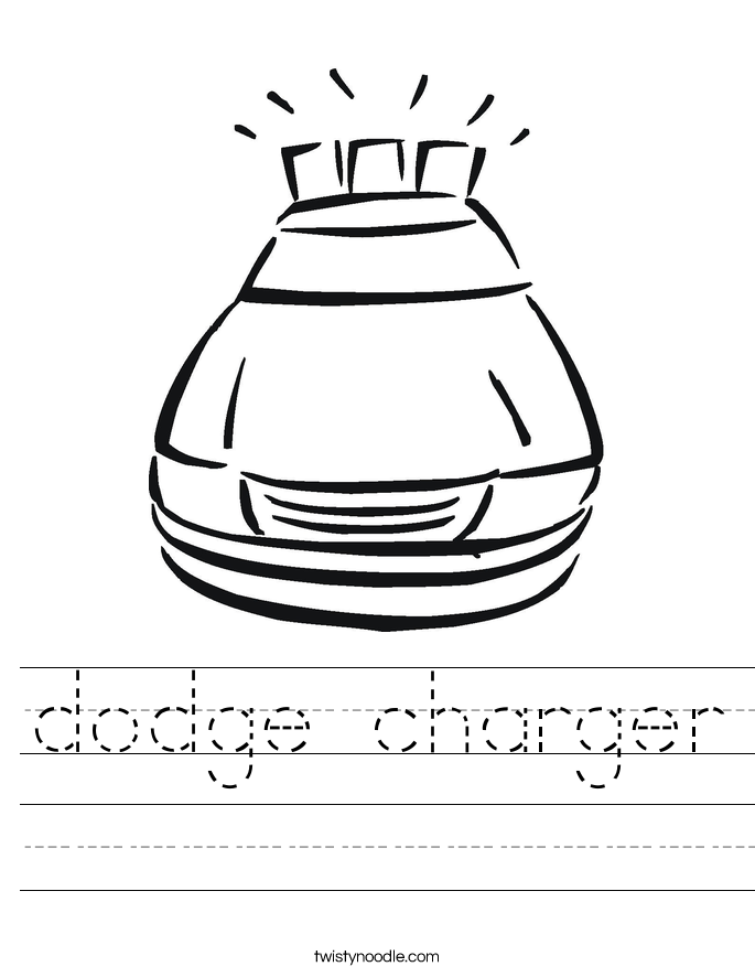 dodge charger Worksheet