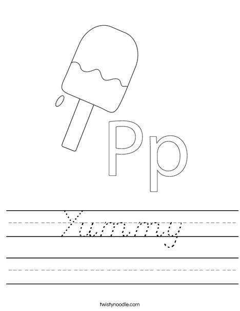 Popsicle Worksheet