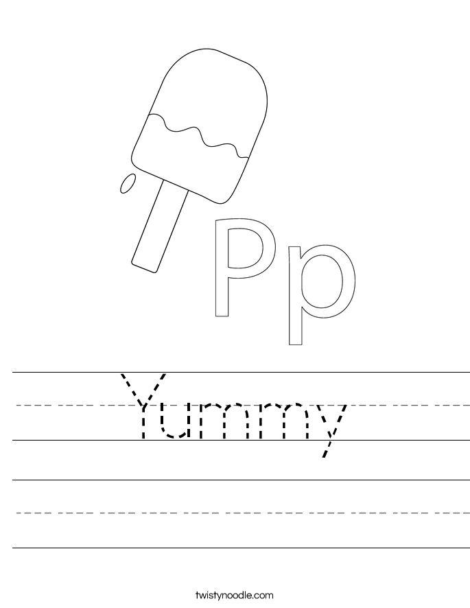 Yummy Worksheet