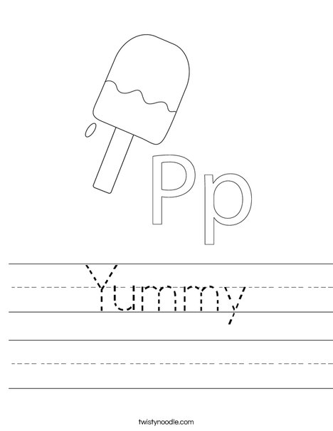 Popsicle Worksheet